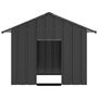 Voir la diapositive 3 : VIDAXL Niche pour chien avec toit noir 131x101x102 cm acier galvanise