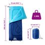 Voir la diapositive 5 : VIDAXL Sac de couchage pour adultes camping 3 saisons
