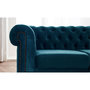 Voir la diapositive 3 : LISA DESIGN William - canapé chesterfield d'angle réversible - 5 places - en velours
