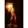 Voir la diapositive 4 : Paris Prix Lampe à Poser en Résine  Singe Crieur  46cm Or