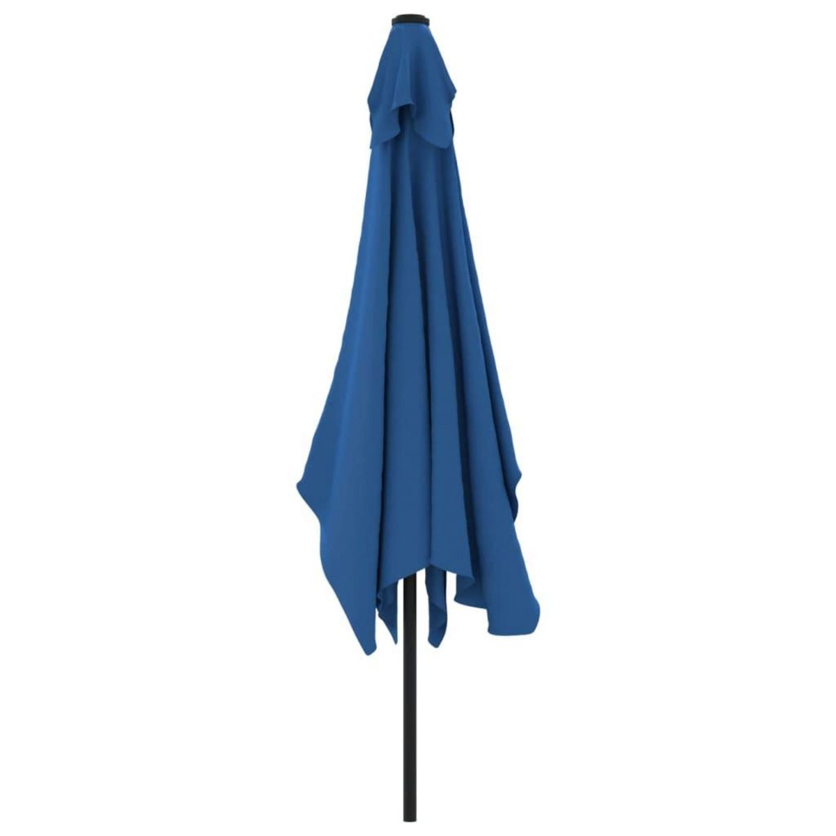 VIDAXL Parasol d'exterieur avec poteau en metal 300x200 cm Azure