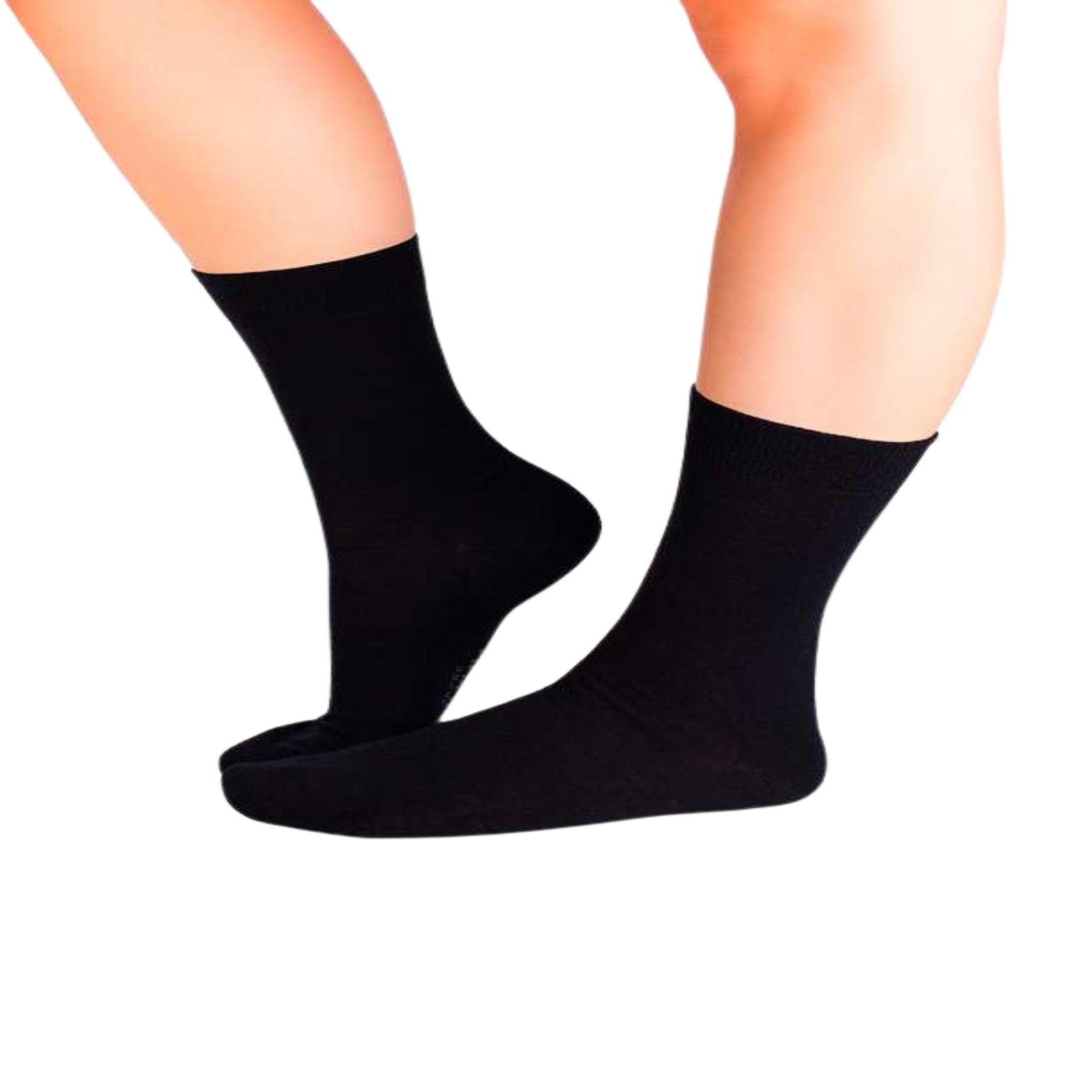 Voir la diapositive 2 : PIRIN HILL Chaussettes laine mérinos & coton noires