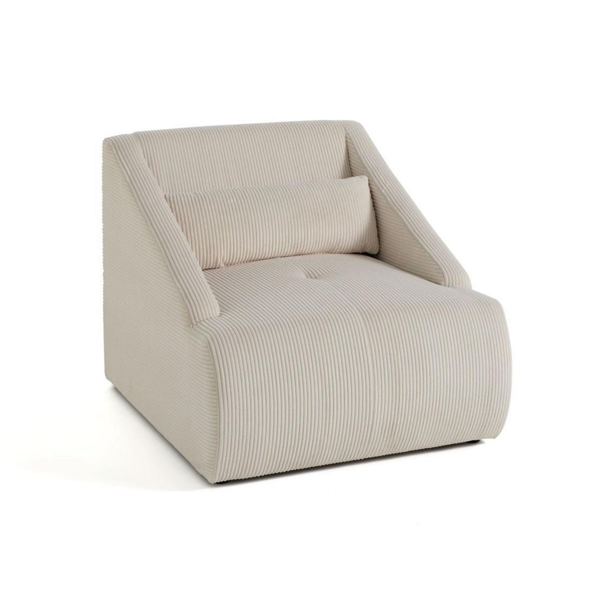 LISA DESIGN Onyx - fauteuil - en velours côtelé
