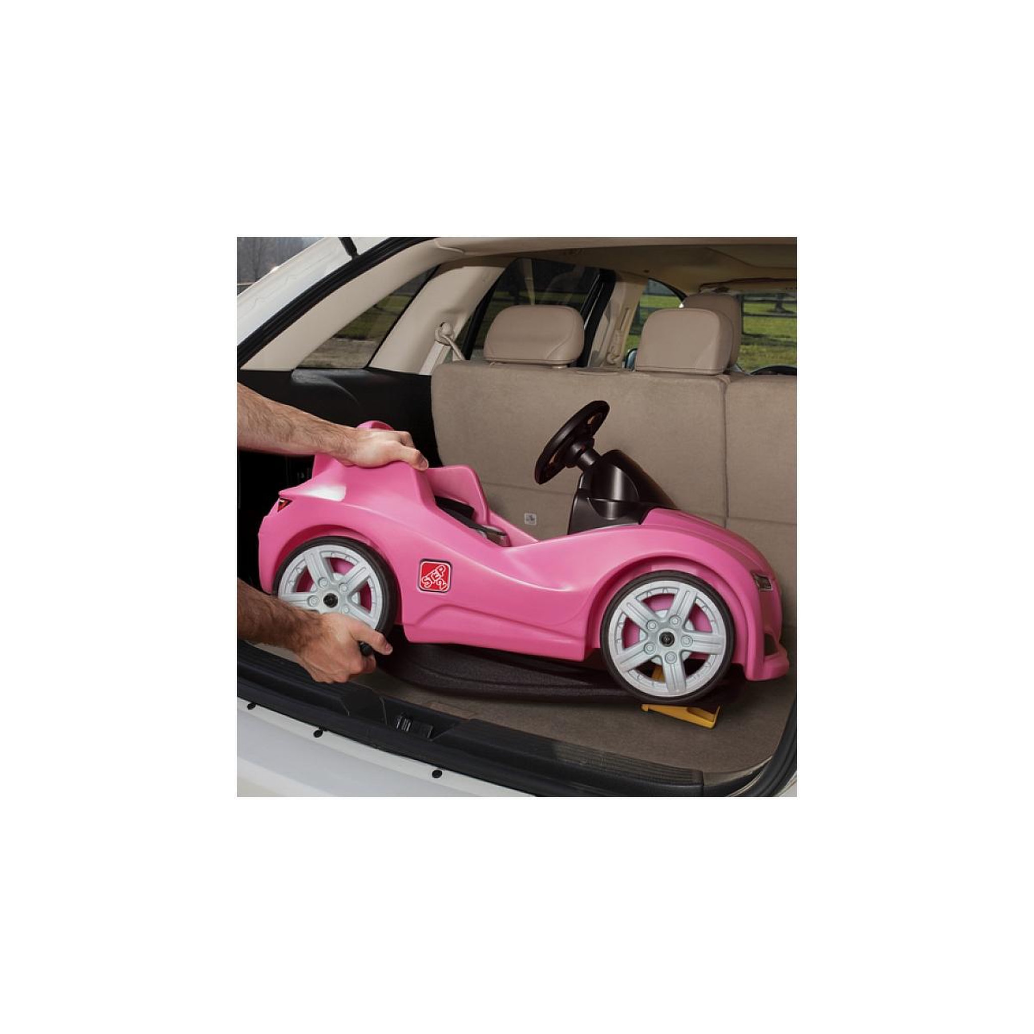 Voir la diapositive 2 : Step 2 Porteur Whisper Ride Cruiser rose