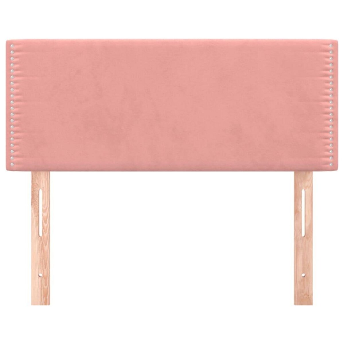VIDAXL Tete de lit Rose 100x5x78/88 cm Velours