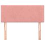 Voir la diapositive 3 : VIDAXL Tete de lit Rose 100x5x78/88 cm Velours