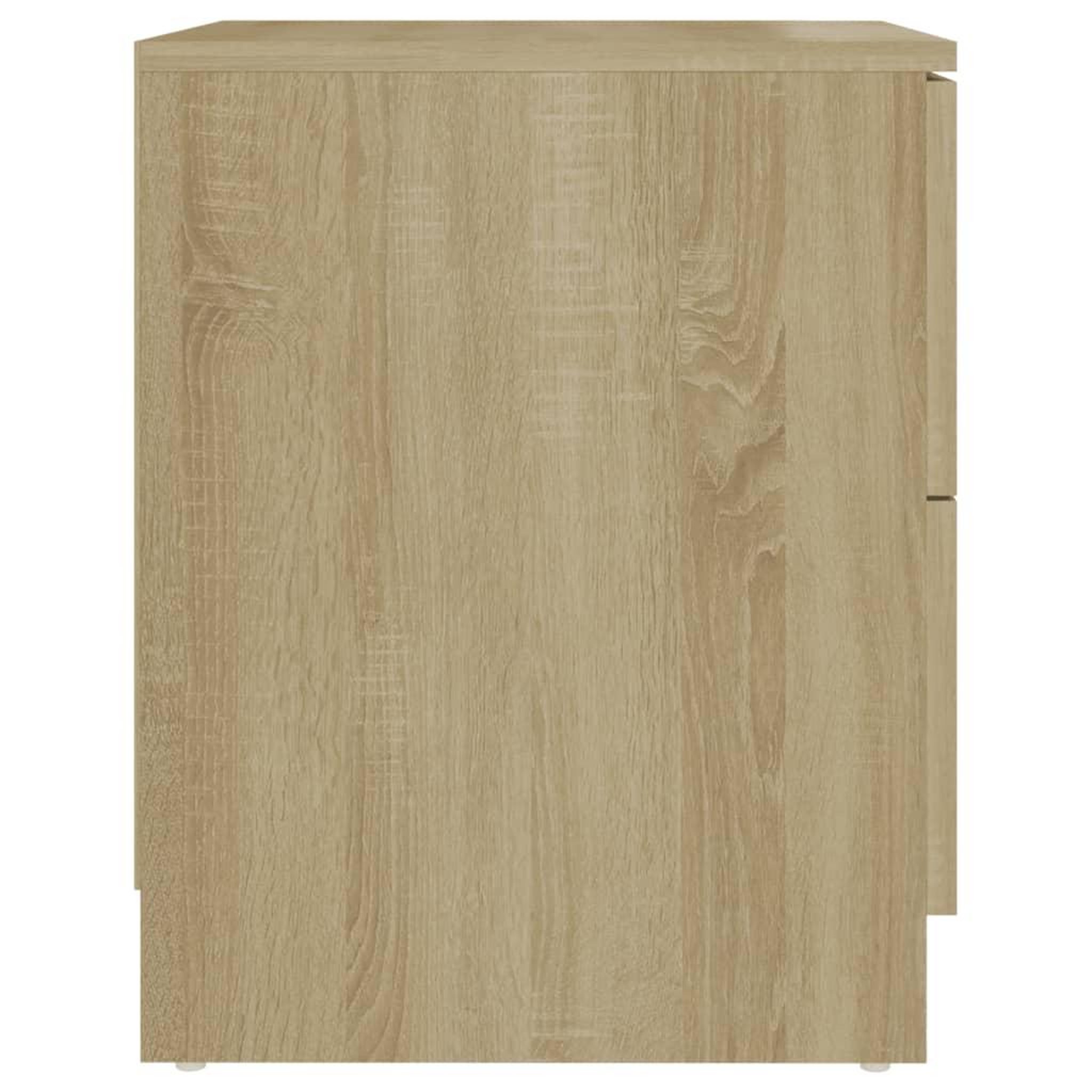 Voir la diapositive 5 : VIDAXL Tables de chevet 2 pcs chene sonoma 40x40x50 cm bois ingenierie