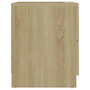 Voir la diapositive 5 : VIDAXL Tables de chevet 2 pcs chene sonoma 40x40x50 cm bois ingenierie