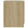 Voir la diapositive 5 : VIDAXL Tables de chevet 2 pcs chene sonoma 40x40x50 cm bois ingenierie