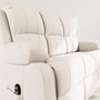 Voir la diapositive 4 : BEST MOBILIER Armand - canapé 3 places relax électrique en velours côtelé