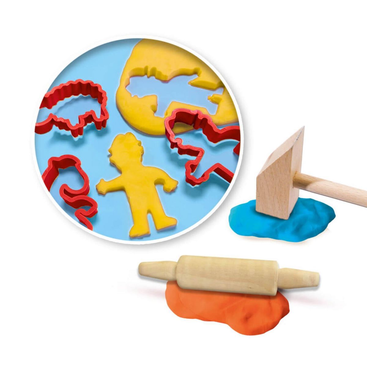 SES Creative My first – Méga kit de pâte à modeler avec outils