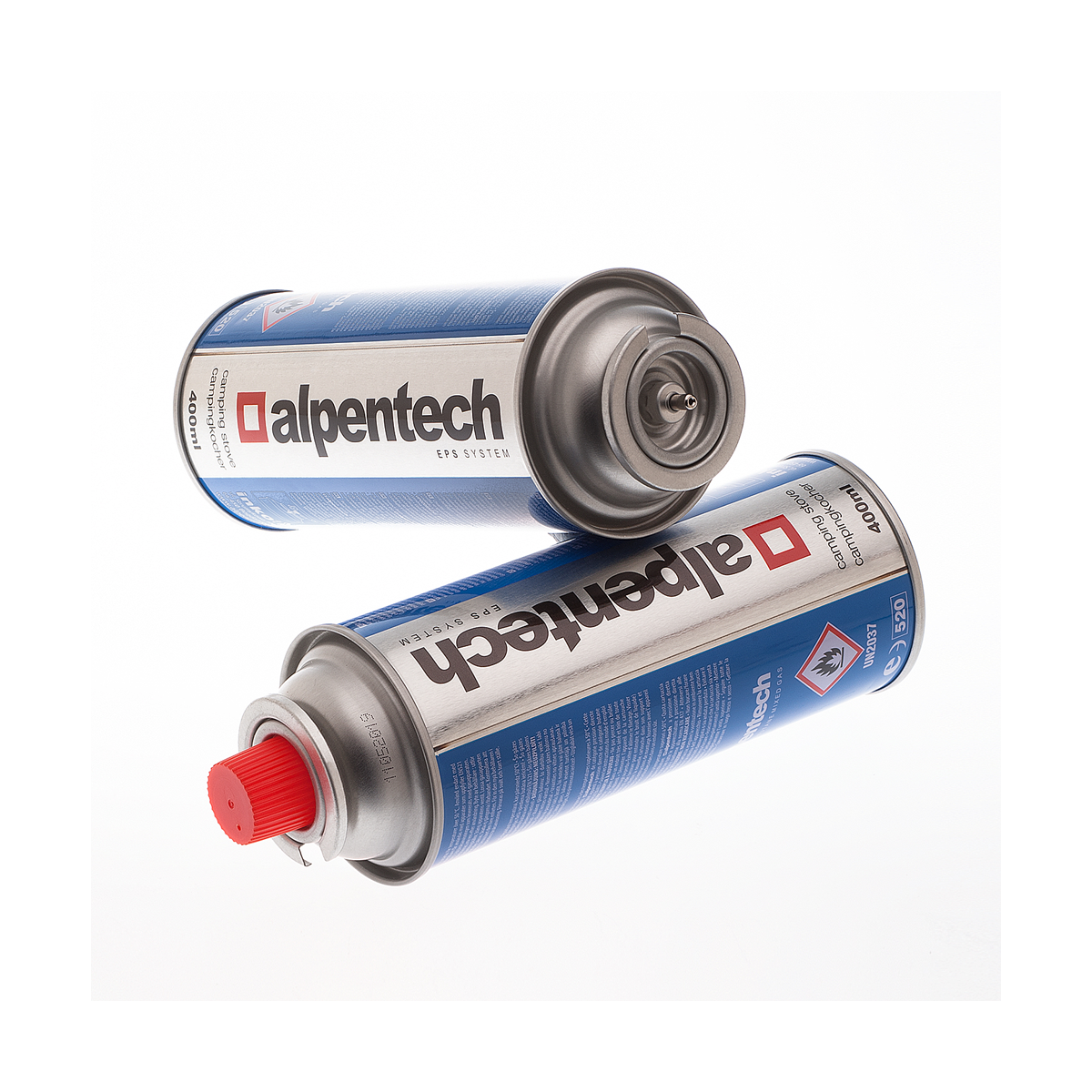 ALPENTECH Pack de 8 cartouches gaz ALPENTECH 250g butane Bouteille de gaz UN2037 Bonbonne pour réchauds et désherbeurs thermiques