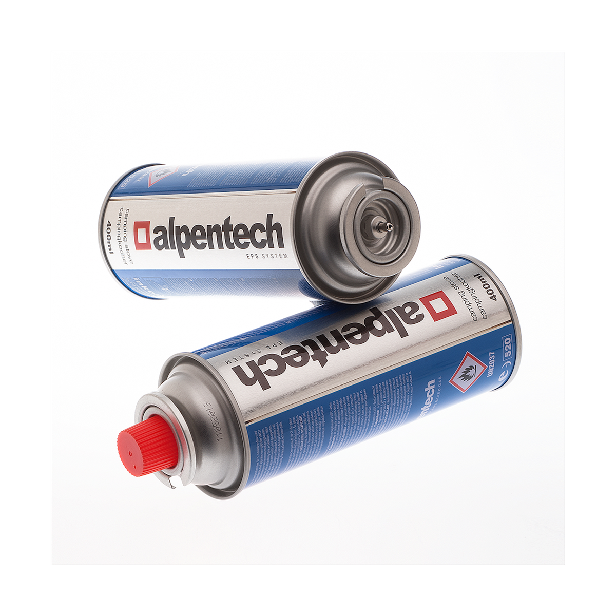 ALPENTECH Pack de 8 cartouches gaz ALPENTECH 250g butane Bouteille de gaz UN2037 Bonbonne pour réchauds et désherbeurs thermiques