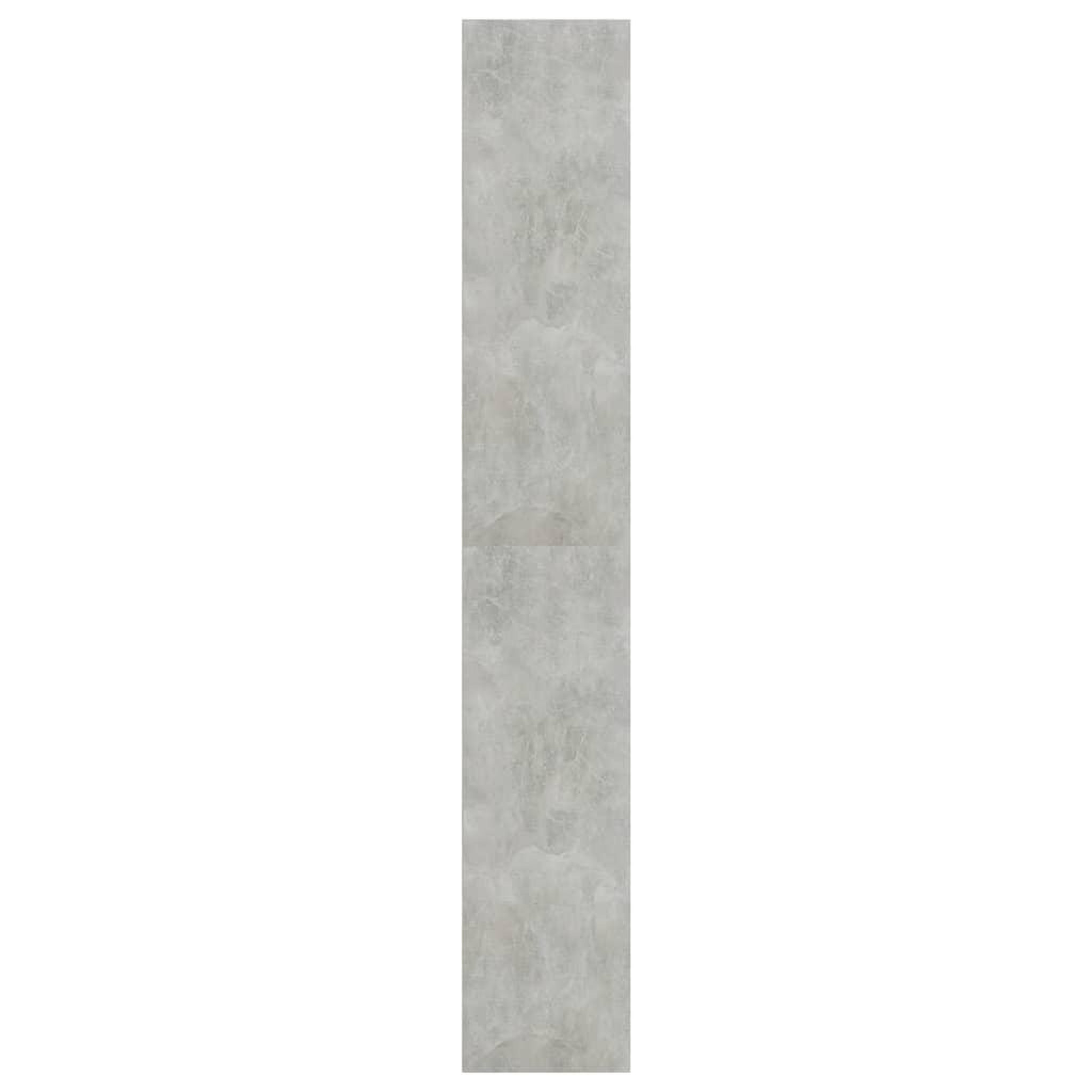 Voir la diapositive 5 : VIDAXL Bibliotheque a 5 niveaux Gris beton 60x30x189cm Bois ingenierie