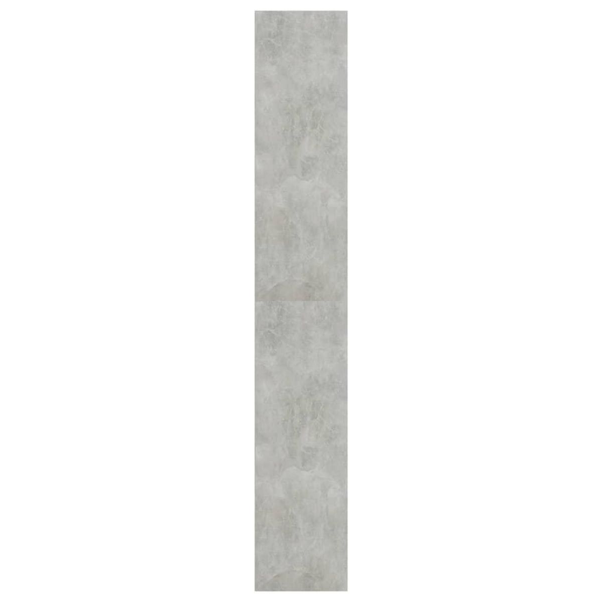 VIDAXL Bibliotheque a 5 niveaux Gris beton 60x30x189cm Bois ingenierie