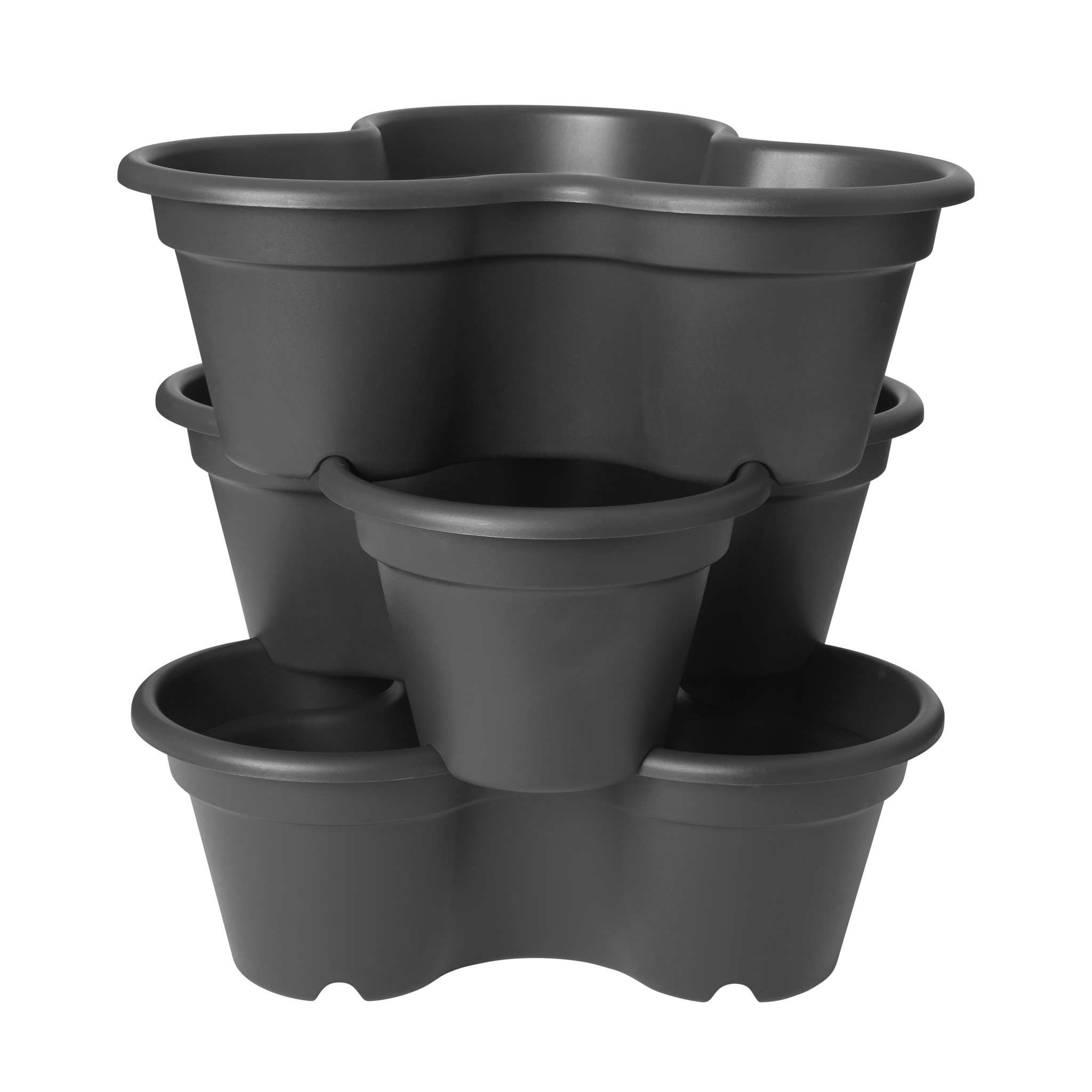 Voir la diapositive 2 : GARDENSTAR Pot empilable pour semis