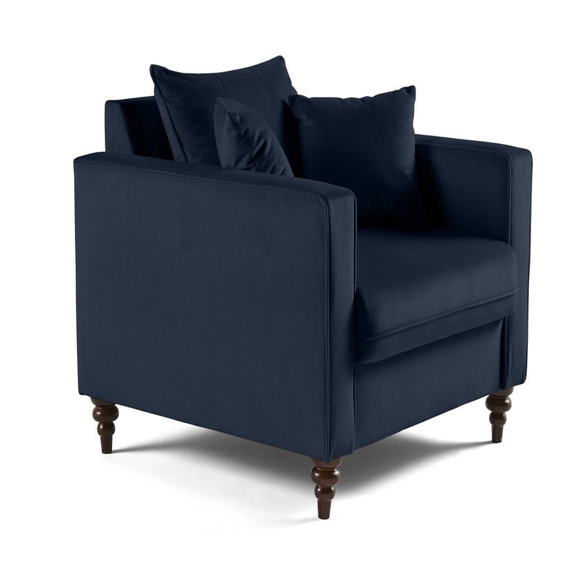 Voir la diapositive 4 : BEST MOBILIER Flamingo - fauteuil en velours