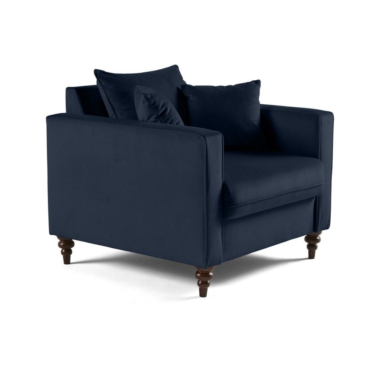 BEST MOBILIER Flamingo - fauteuil en velours