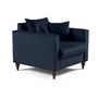 Voir la diapositive 4 : BEST MOBILIER Flamingo - fauteuil en velours