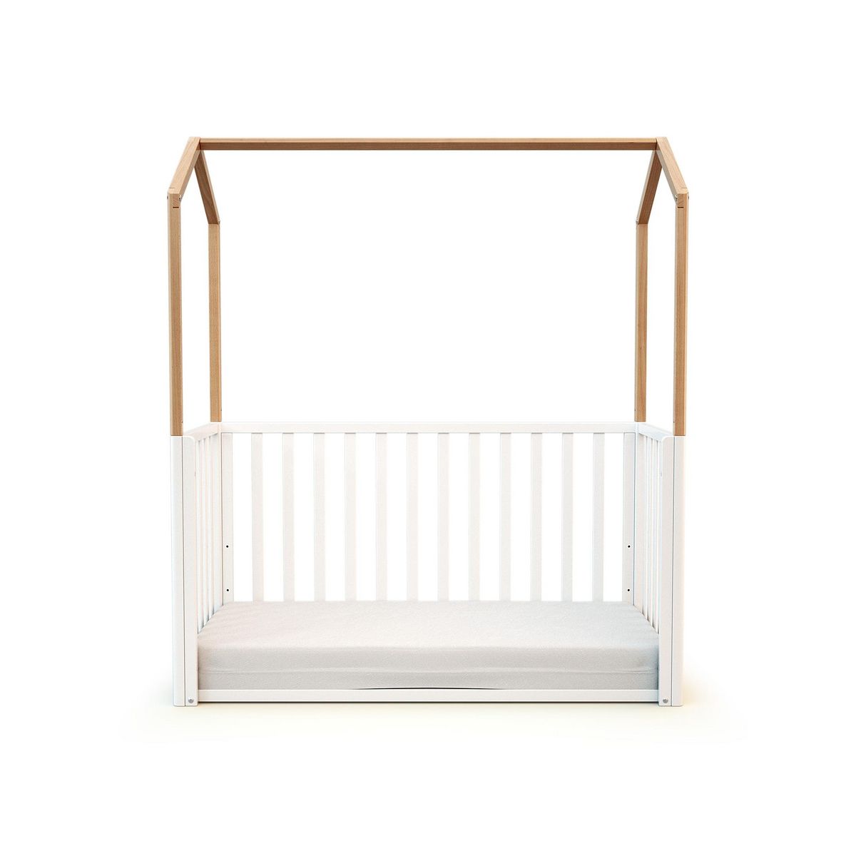 AT4 Lit cabane bébé évolutif CONFORT en bois