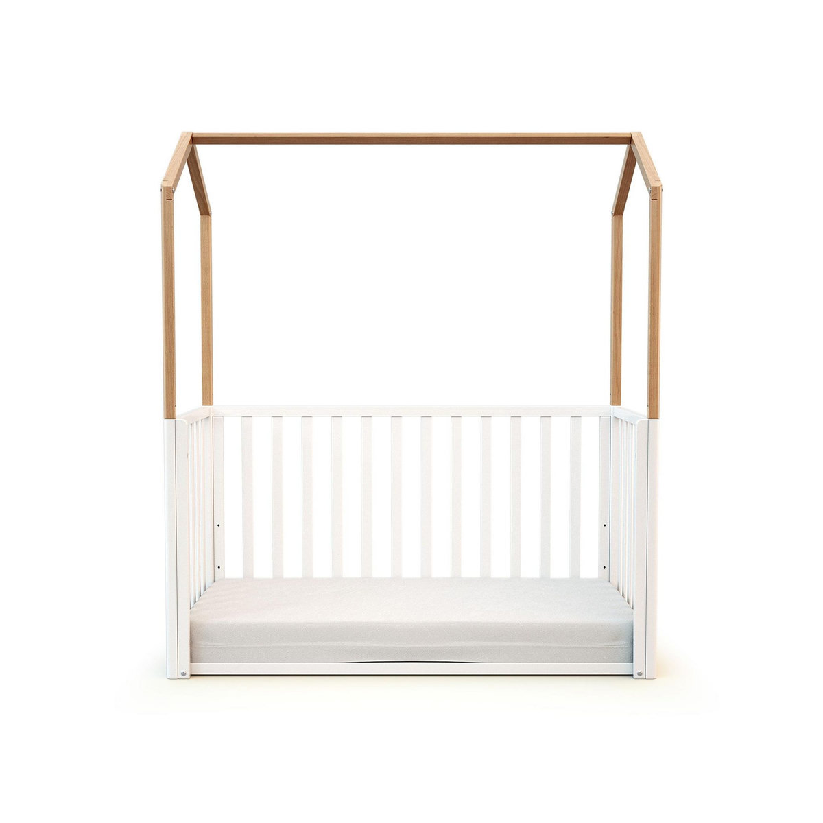 AT4 Lit cabane bébé évolutif CONFORT en bois