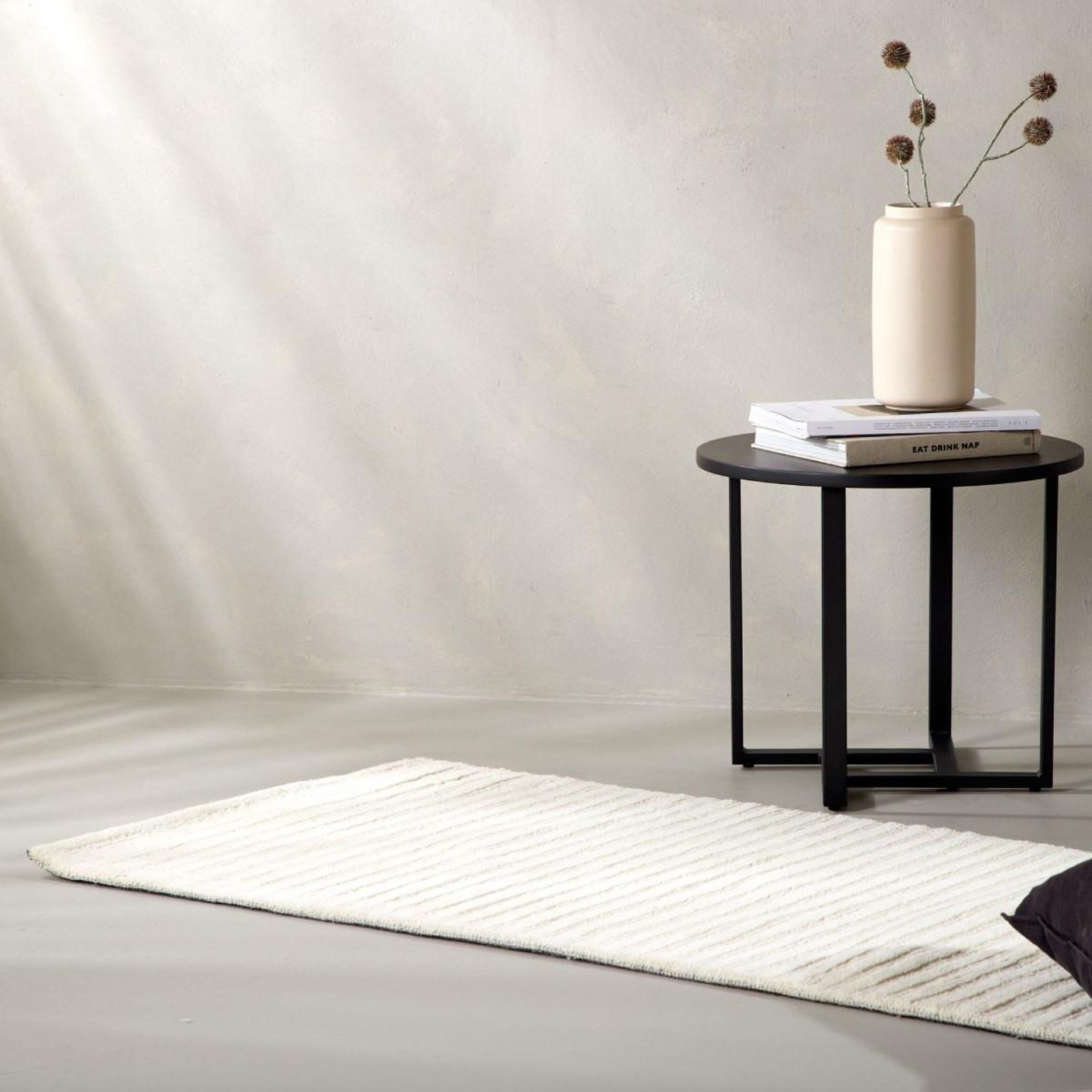 Voir la diapositive 4 : Paris Prix Tapis design  milton  70x200cm naturel