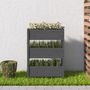 Voir la diapositive 3 : VIDAXL Jardiniere Gris 77x25x104,5 cm Bois massif de pin