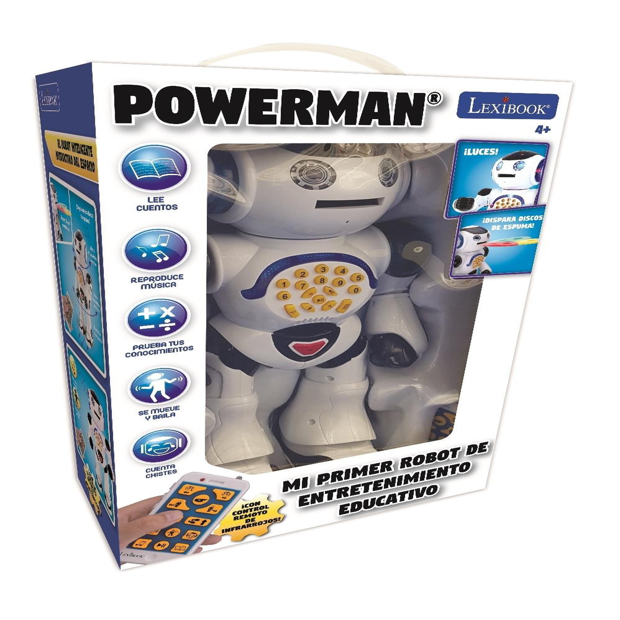 Voir la diapositive 5 : Lexibook POWERMAN Robot Interactif (Espagnol)