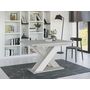 Voir la diapositive 6 : BEST MOBILIER Tosca - table à manger extensible - gris et blanc - 4 à 6 personnes