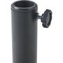 Voir la diapositive 4 : GARDENSTAR Pied de parasol rond - Résine - 25 kgs - Noir