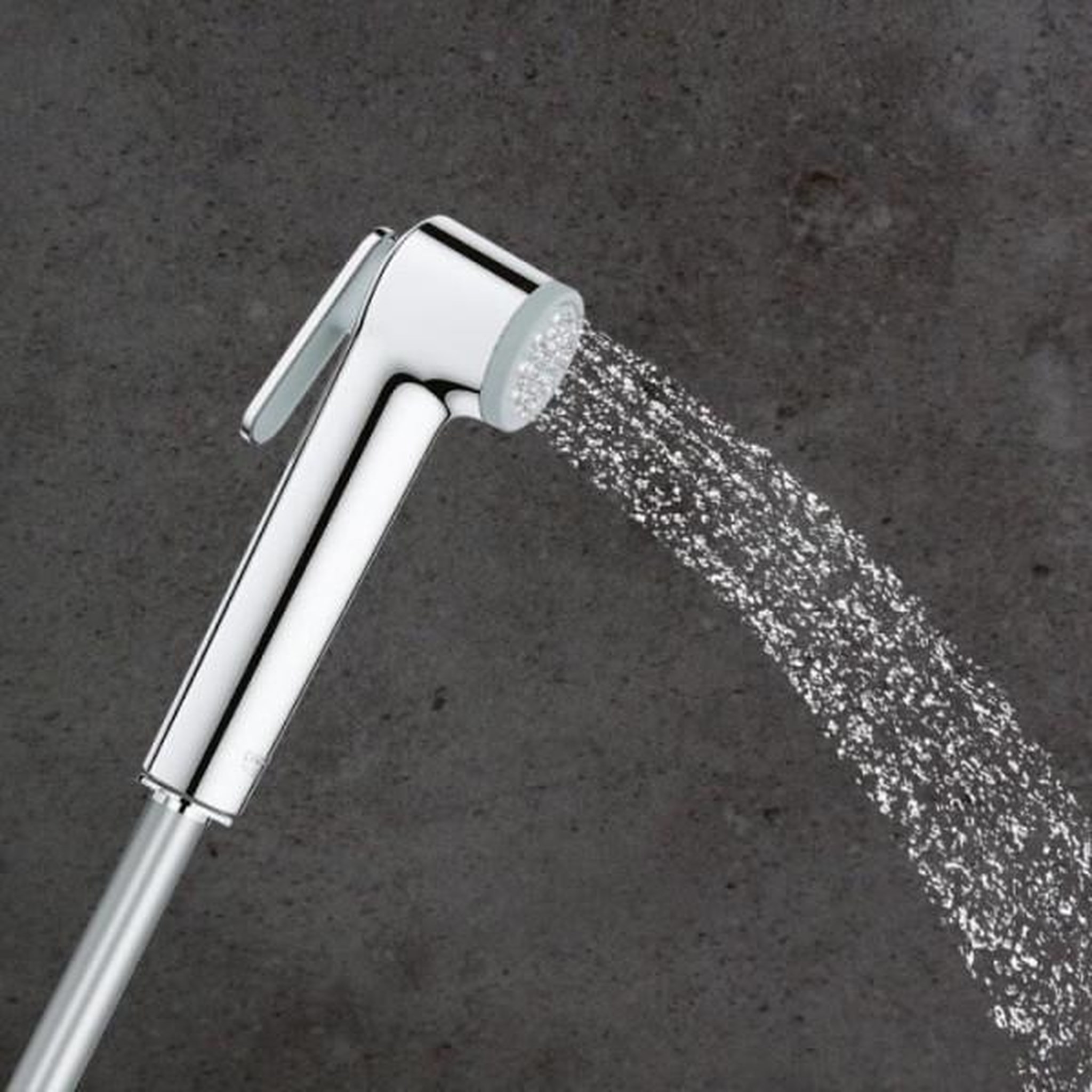 Voir la diapositive 2 : Grohe Ensemble de douche 1 jet avec support mural grohe vitalio trigger spray 30 chromé