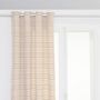 Voir la diapositive 1 : ATMOSPHERA Rideau &#xE0; &#x152;illets Jacquard  Micah  130x260cm Beige Lin