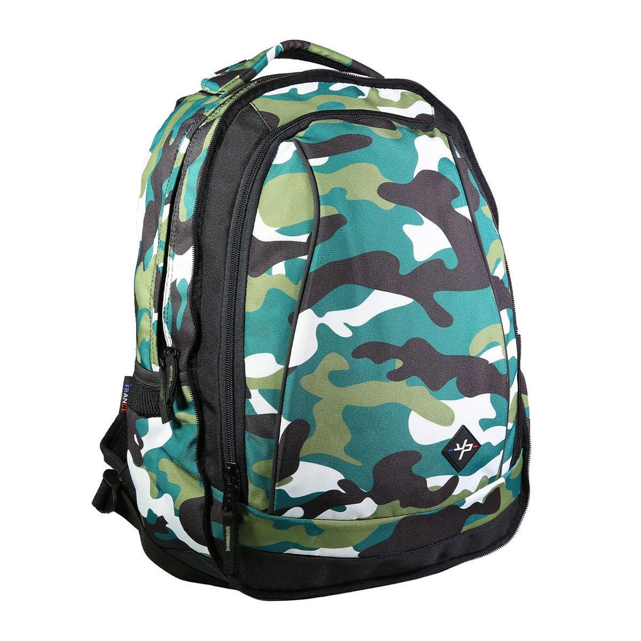 Voir la diapositive 2 : BODYPACK BODYPACK Sac à dos recyclé 3 compartiments 2 en 1 Camo