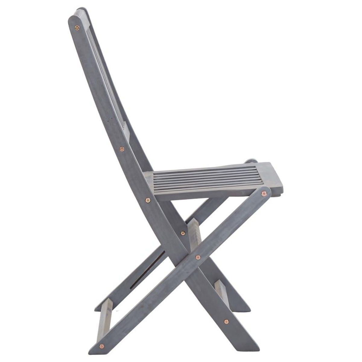 VIDAXL Chaises pliables d'exterieur lot de 8 Bois d'acacia solide