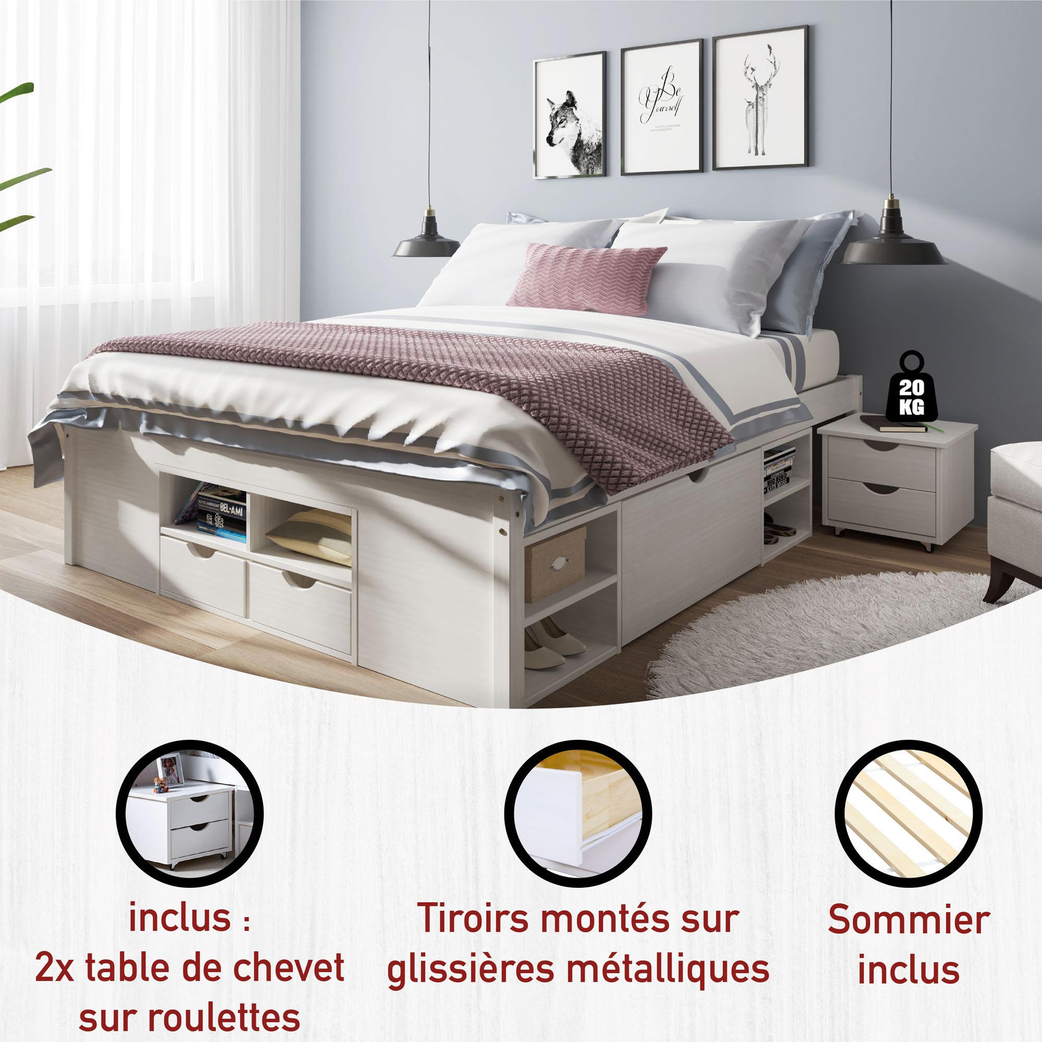 Voir la diapositive 3 : INTERLINK Lit fonctionnel CLAAS 140x200