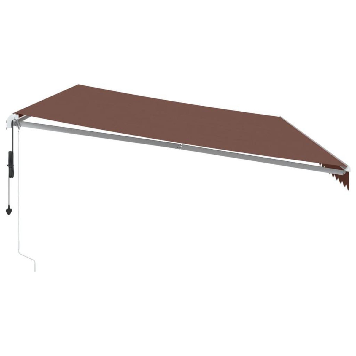 VIDAXL Auvent retractable automatique marron 600x300 cm