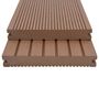 Voir la diapositive 2 : VIDAXL Panneau de terrasse et accessoires WPC 20 m² 2,2 m Marron clair