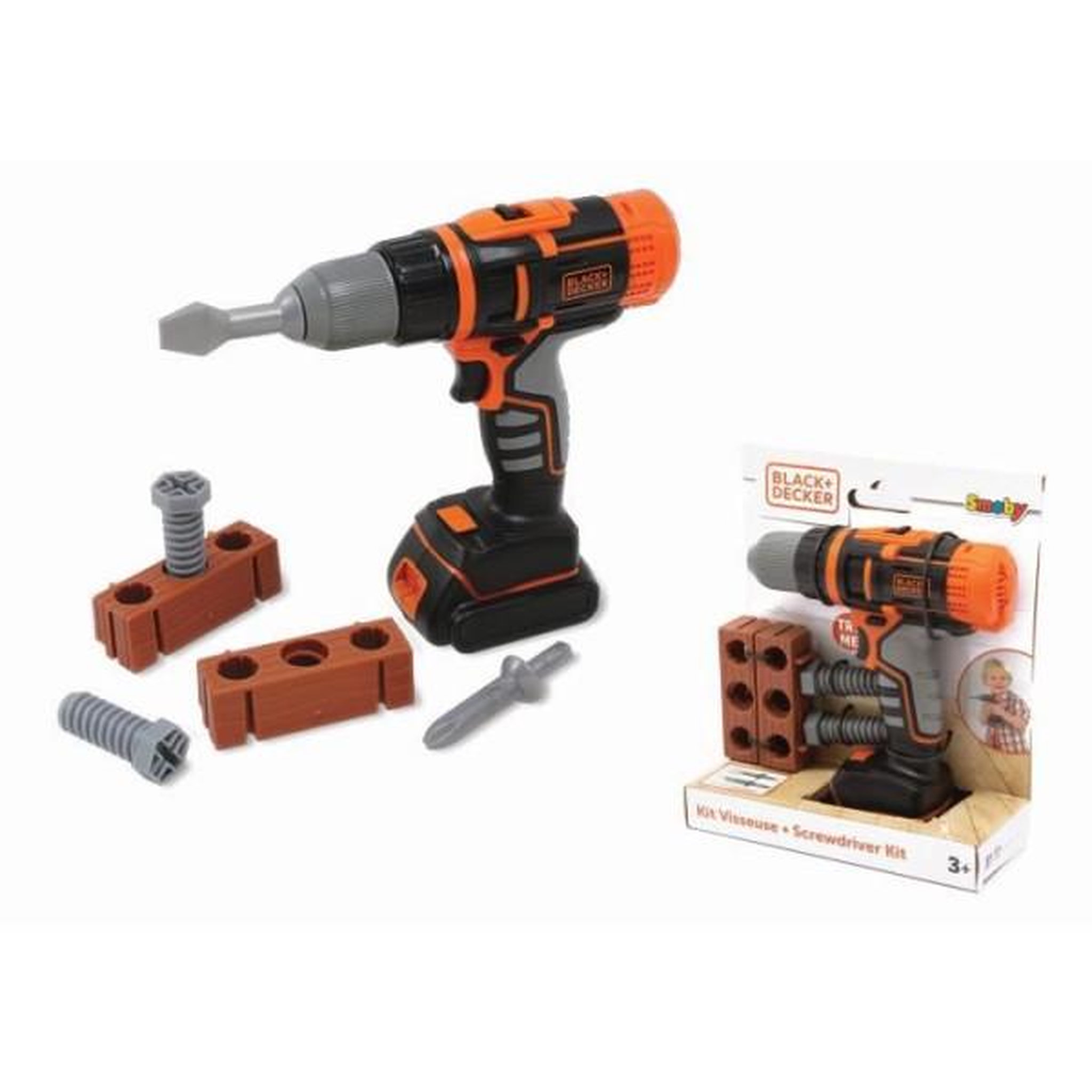 Voir la diapositive 2 : SMOBY Smoby - black+decker - perceuse visseuse mécanique