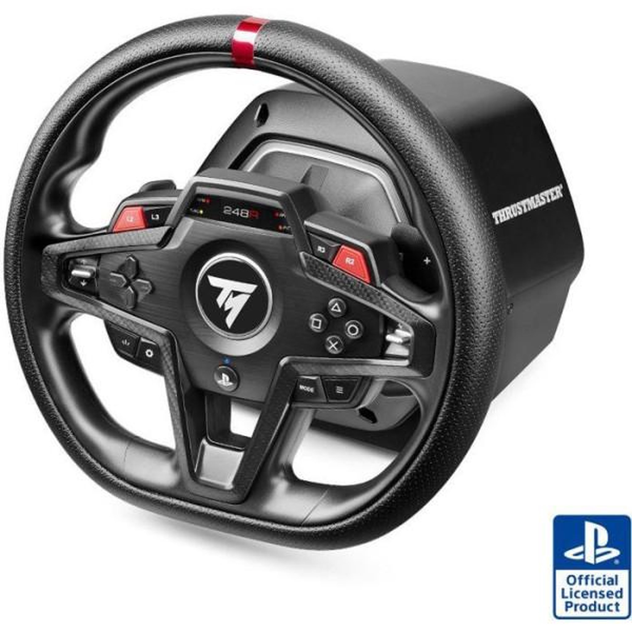 Voir la diapositive 2 : Thrustmaster Pack volant - thrustmaster - t248r shifter pack - volant t248r - levier de vitesse th8s - pédalier pc playstation