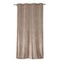 Voir la diapositive 1 : TOILINUX Rideau Milano velours uni - 140 x 240 cm - Naturel