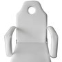 Voir la diapositive 4 : VIDAXL Fauteuil pour traitement facial Similicuir 185x78x76 cm Blanc