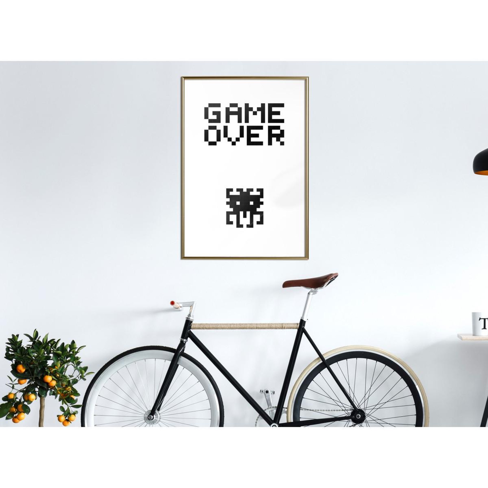 Voir la diapositive 2 : Paris Prix Affiche murale encadrée  game over