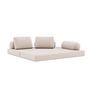 Voir la diapositive 6 : LISA DESIGN Lonny - canapé 3 places convertible en velours côtelé