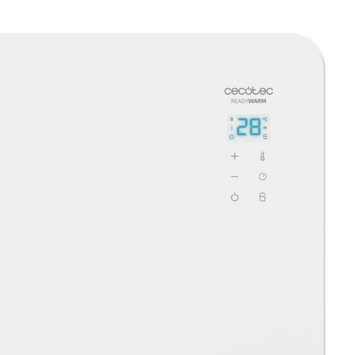 CECOTEC Chauffage à Convection Electrique Cecotec Ready Warm 6700 Crystal Connection 1500W WIFI Blanc