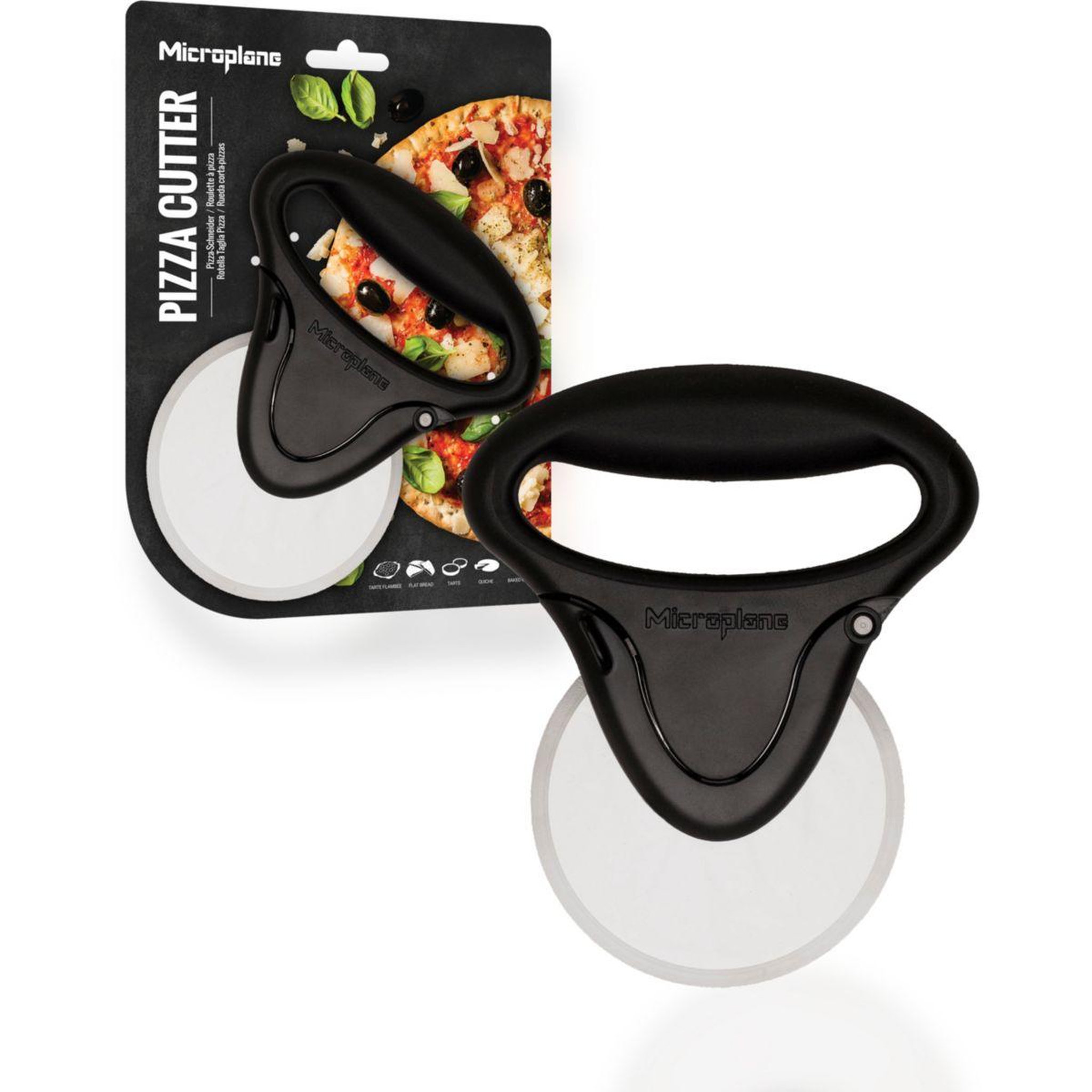 MICROPLANE Roulette à pizza poignée