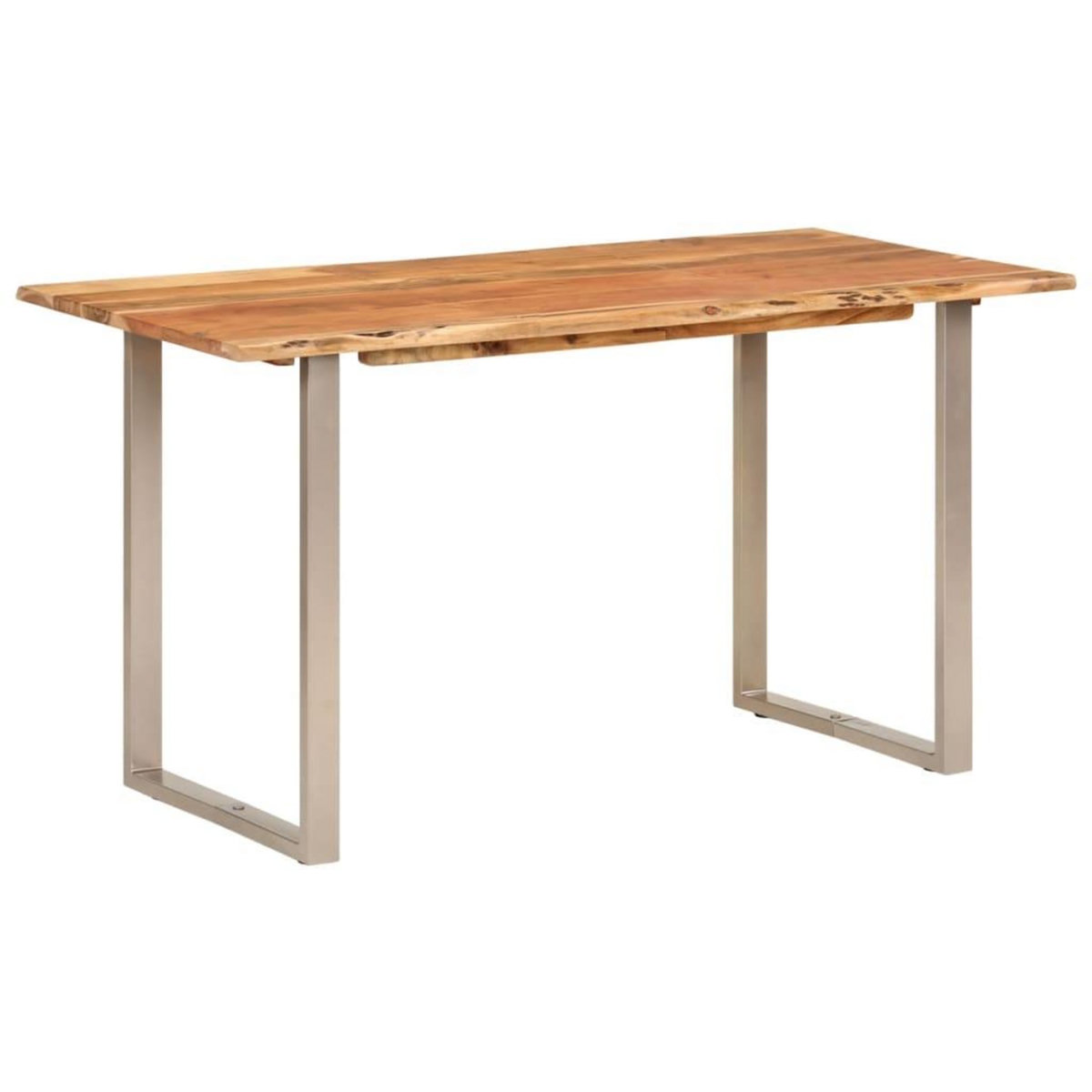 VIDAXL Table de salle a manger 140x70x76 cm Bois d'acacia solide