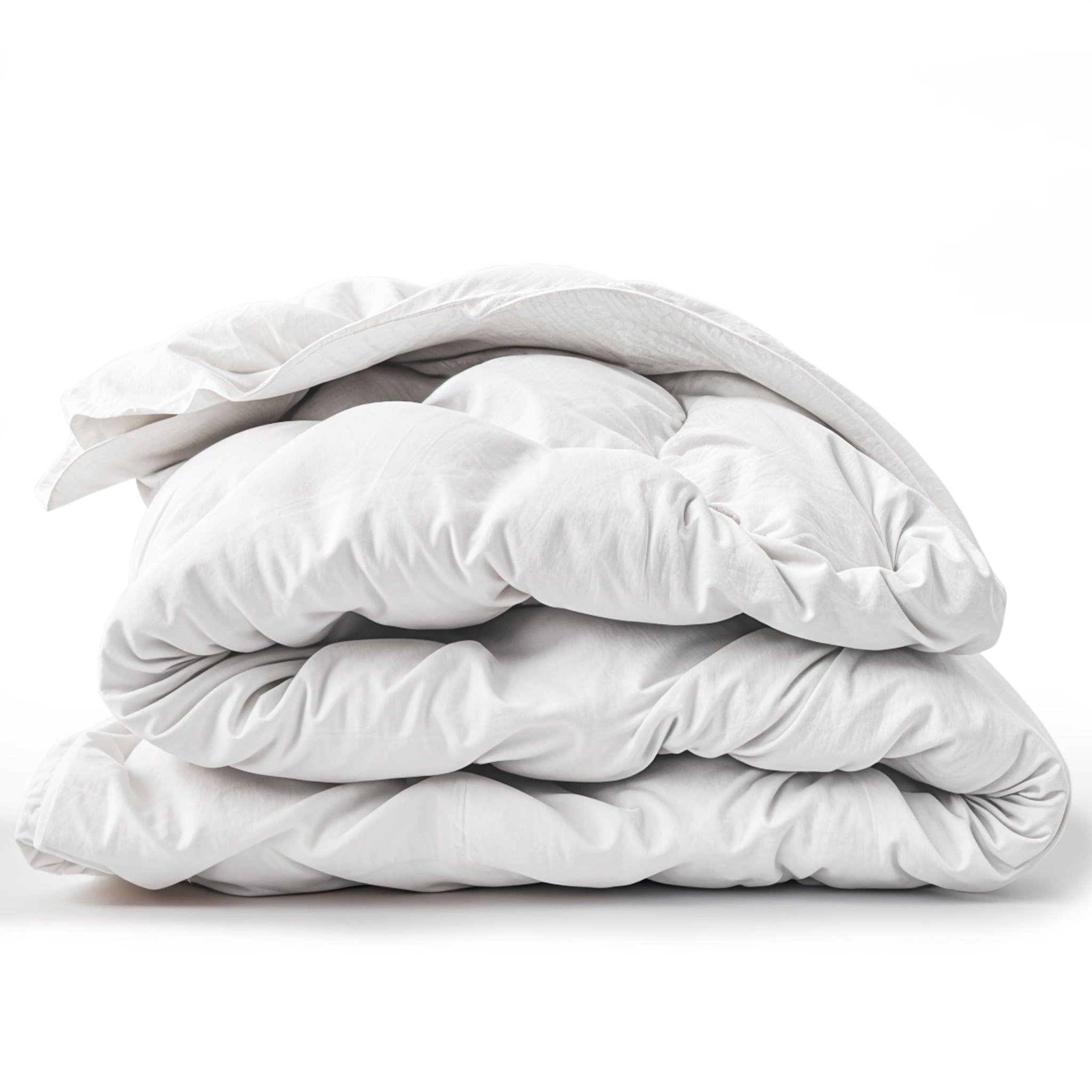 Voir la diapositive 2 : THE WHITE STONE Couette Hiver 135 x 200 cm de 400 g - Rembourrage Chaud en Ouate - Revêtement en Microfibre Hypoallergénique