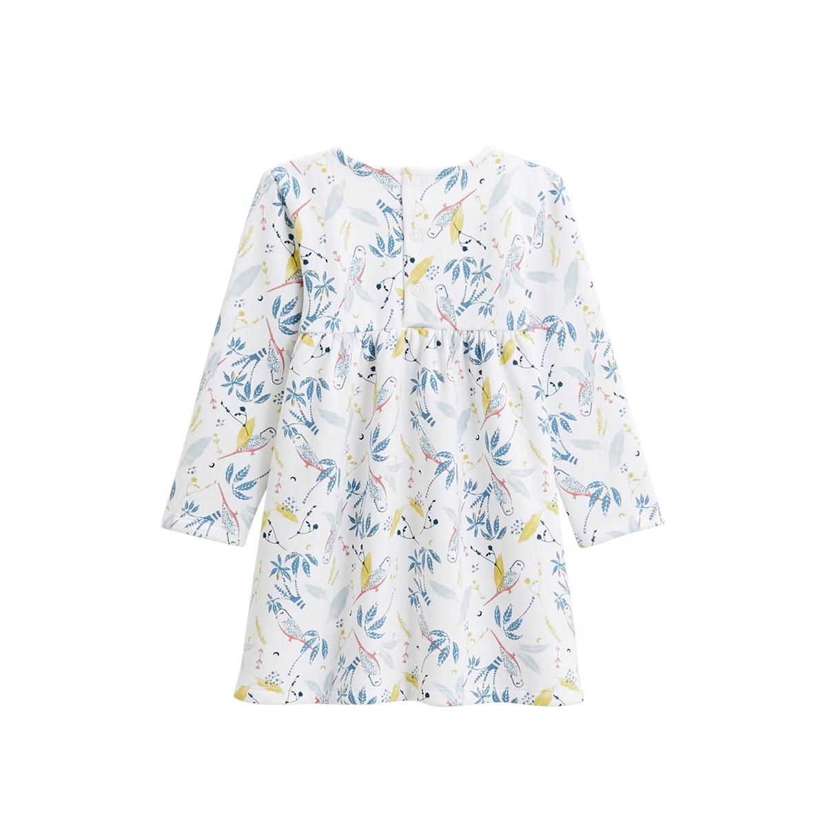 Petit Béguin Robe bébé en molleton Bianca