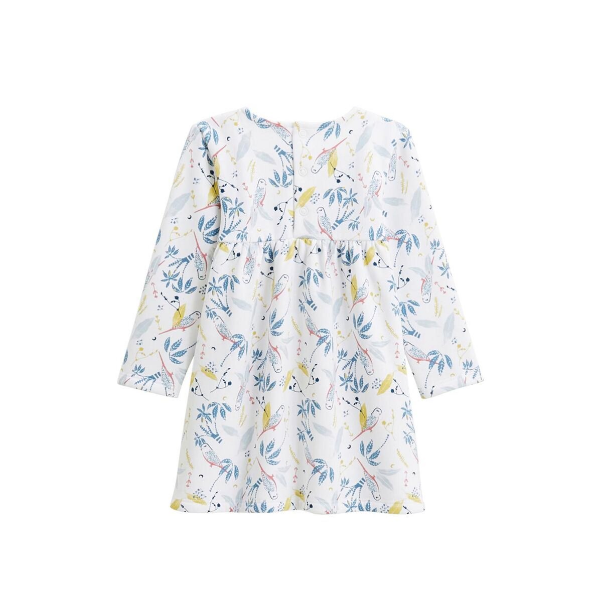 Petit Béguin Robe bébé en molleton Bianca