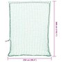 Voir la diapositive 6 : VIDAXL Filet pour remorque avec corde elastique vert 3x2,5 m PP